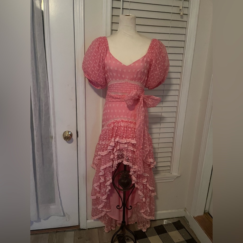 Loveshackfancy Cayden pink dress size 2